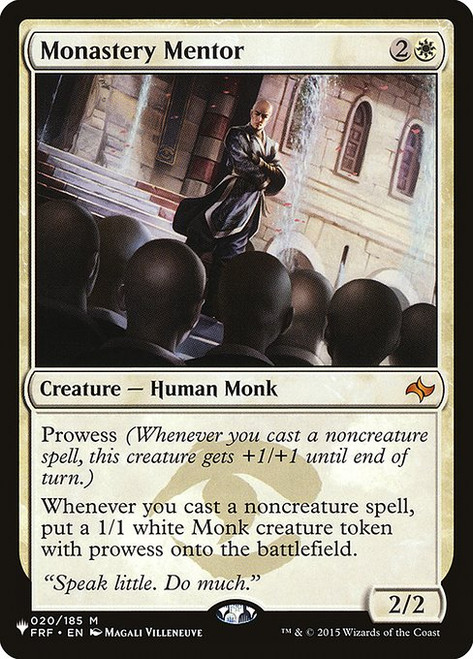 Monastery Mentor (The List Reprint)