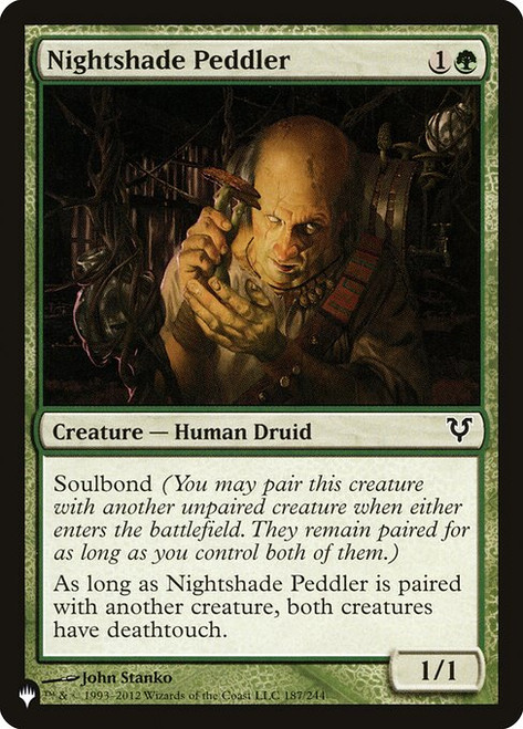 Nightshade Peddler (The List Reprint) | Avacyn Restored