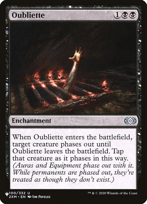 Oubliette (The List Reprint)