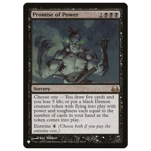 Promise of Power (The List Reprint) | Duel Decks: Divine vs. Demonic