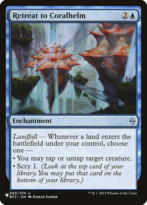 Retreat to Coralhelm (The List Reprint)