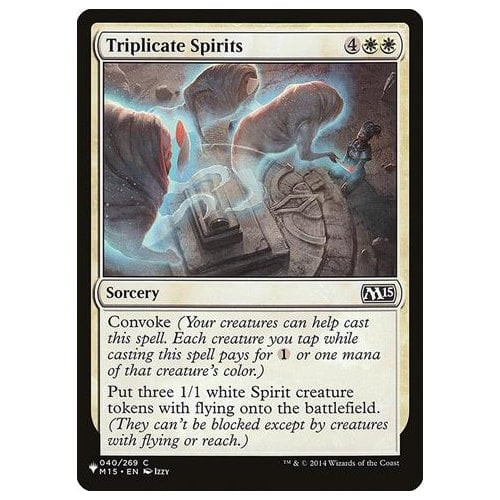 Triplicate Spirits (The List Reprint)
