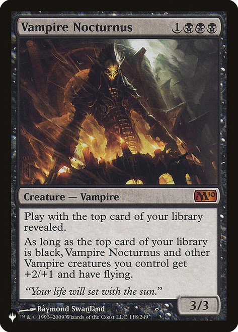 Vampire Nocturnus (The List Reprint)
