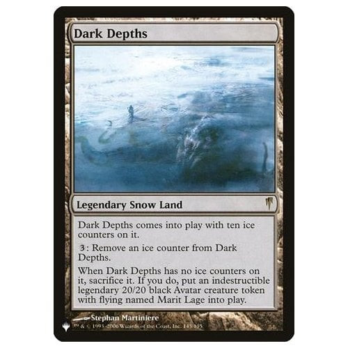 Dark Depths (The List Reprint)
