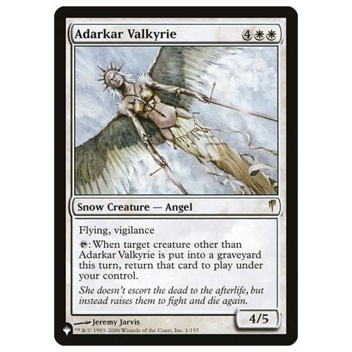 Adarkar Valkyrie (The List Reprint)
