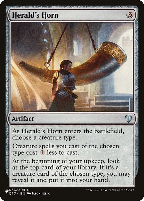 Herald's Horn (The List Reprint) | Commander 2017