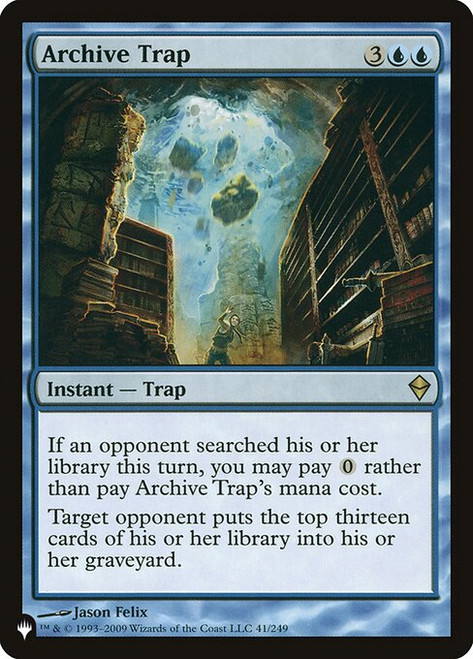 Archive Trap (The List Reprint)