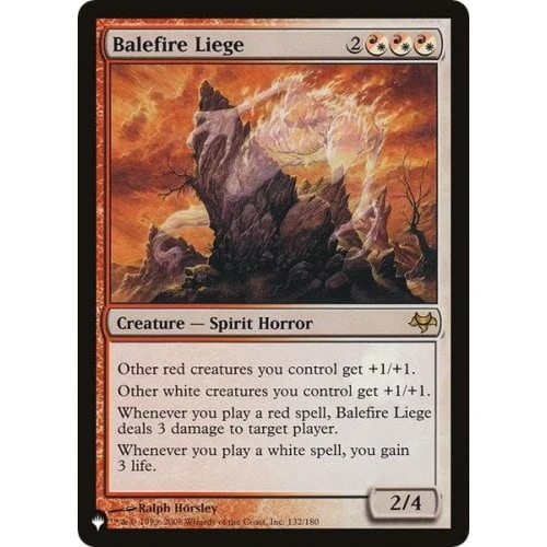Balefire Liege (The List Reprint)