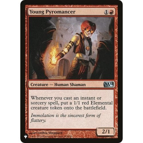 Young Pyromancer (The List Reprint) | Magic 2014 Core Set
