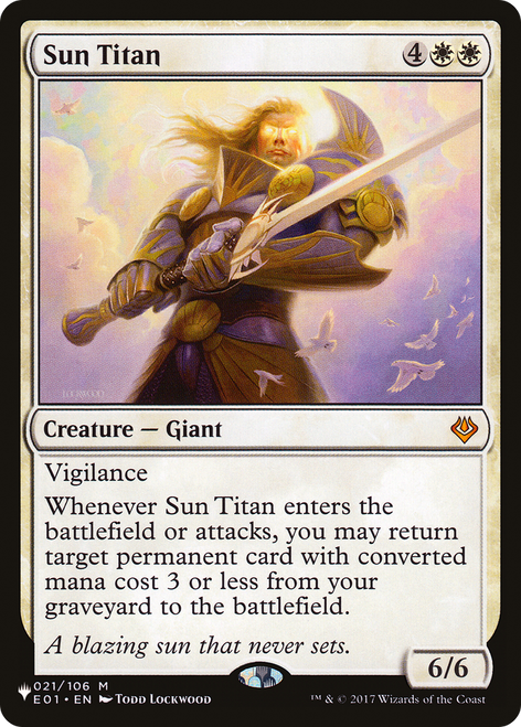 Sun Titan (The List Reprint)
