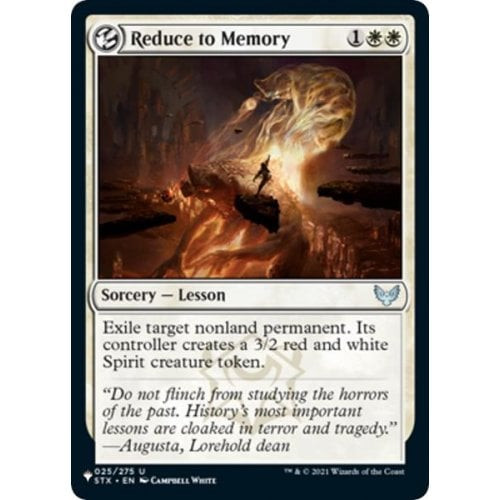 Reduce to Memory (The List Reprint)