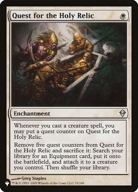 Quest for the Holy Relic (The List Reprint) | Zendikar