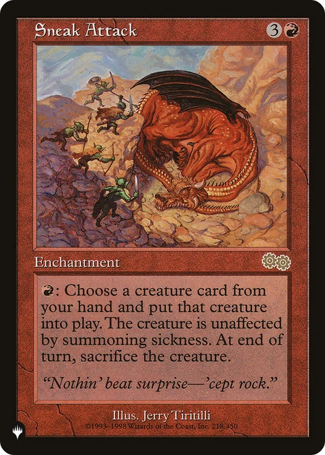 Sneak Attack (The List Reprint)