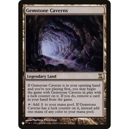 Gemstone Caverns (The List Reprint) | Time Spiral