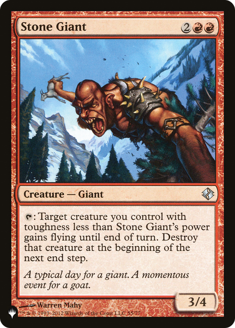 Stone Giant (The List Reprint)