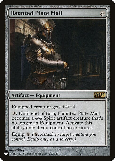 Haunted Plate Mail (The List Reprint)