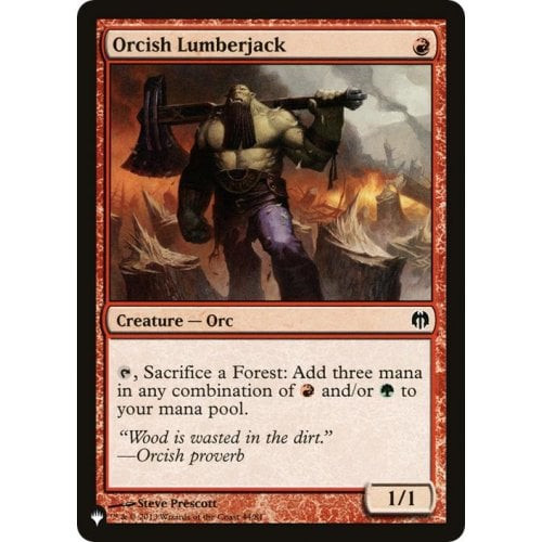 Orcish Lumberjack (The List Reprint) | Duel Decks: Heroes vs. Monsters