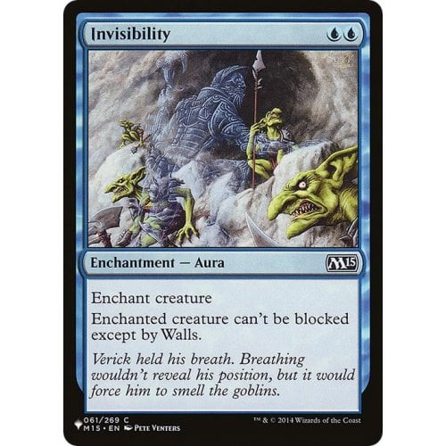 Invisibility (The List Reprint)