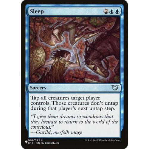Sleep (The List Reprint)