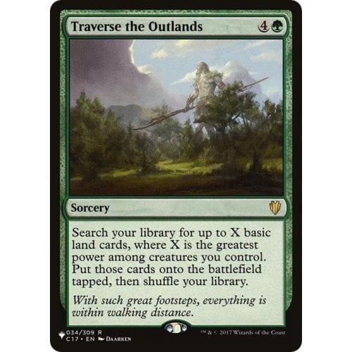 Traverse the Outlands (The List Reprint)