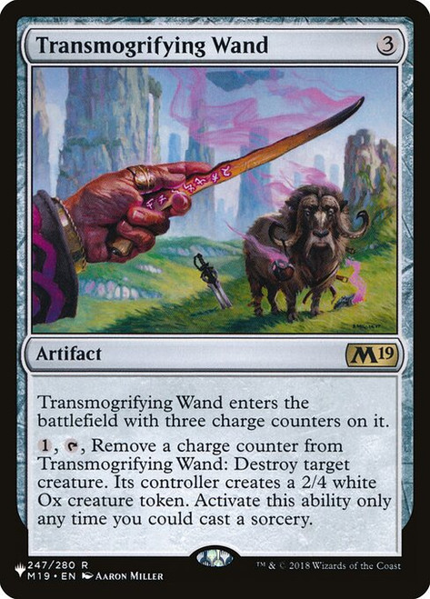 Transmogrifying Wand (The List Reprint)