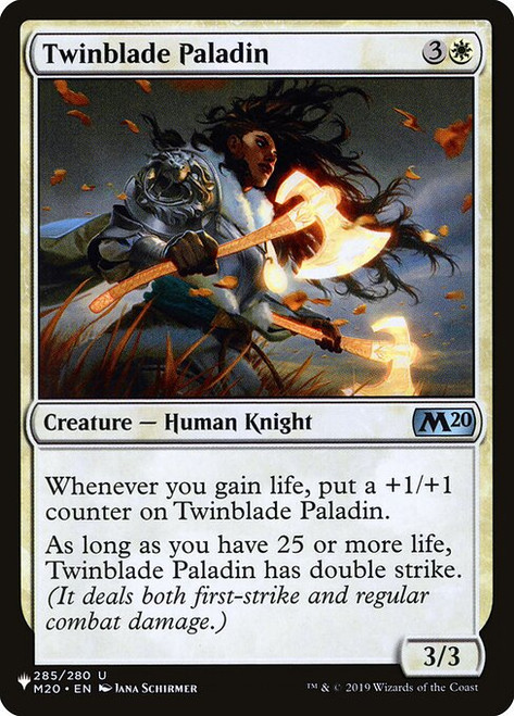 Twinblade Paladin (The List Reprint)