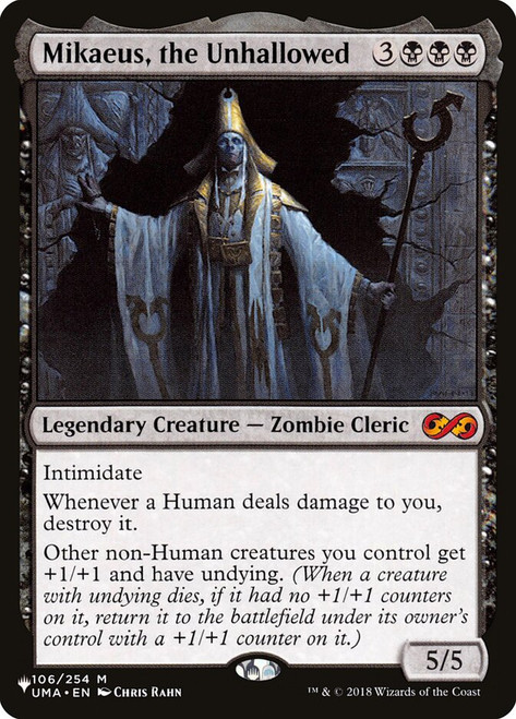 Mikaeus, the Unhallowed (The List Reprint) | Ultimate Masters