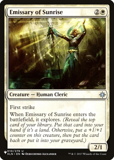 Emissary of Sunrise (The List Reprint)