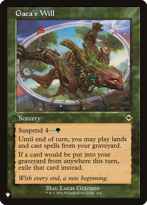 Gaea's Will (Retro Frame) (The List Reprint)