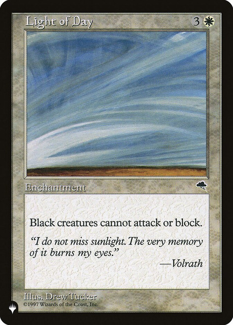 Light of Day (The List Reprint)