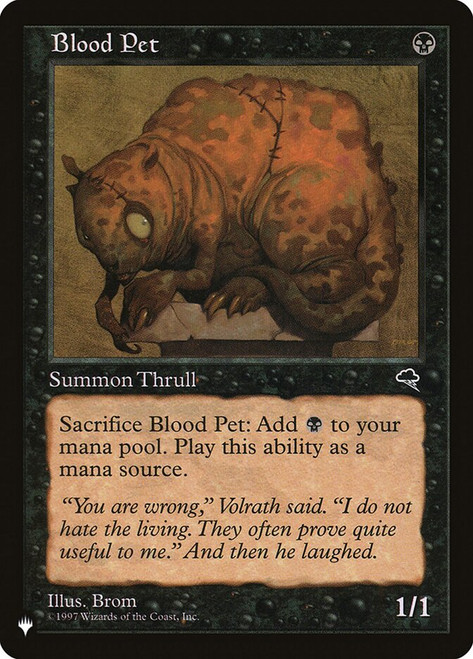 Blood Pet (The List Reprint)