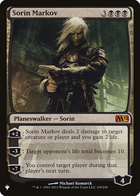Sorin Markov (The List Reprint)