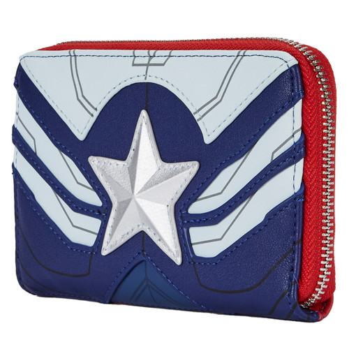 Marvel: Falcon Captain America Cosplay Zip Around Purse