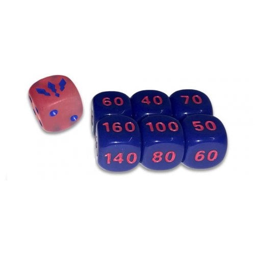 SWSH Darkness Ablaze: Pink (Translucent) & Blue & Pink (Small) Dice