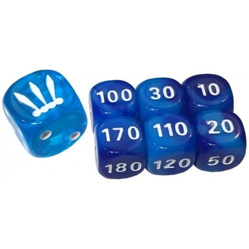 SWSH Battle Styles:  Blue (Translucent) & Blue (Small) Dice
