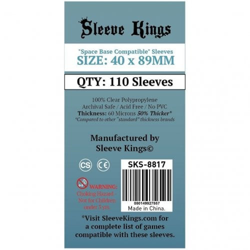 Space Base Compatible Sleeves 40mm x 89mm (110)