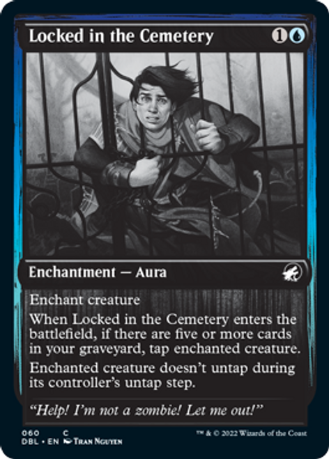 Locked in the Cemetery (foil) | Innistrad: Double Feature