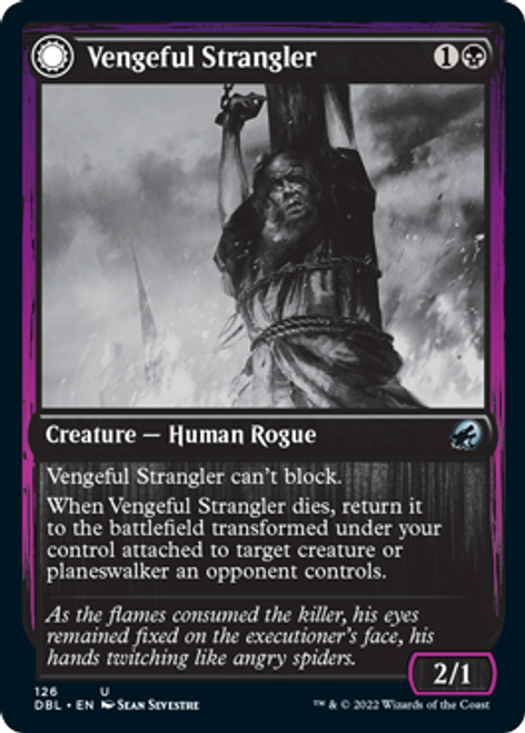 Vengeful Strangler // Strangling Grasp (foil) | Innistrad: Double Feature