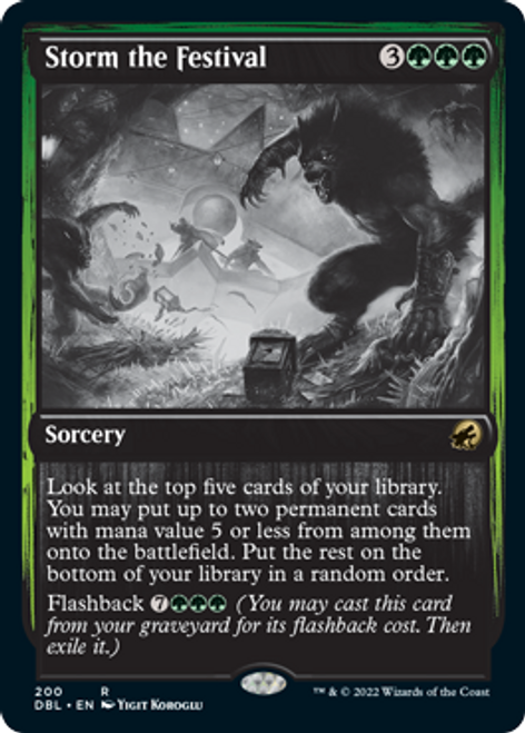 Storm the Festival (foil) | Innistrad: Double Feature