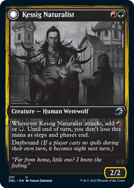 Kessig Naturalist // Lord of the Ulvenwald (foil)