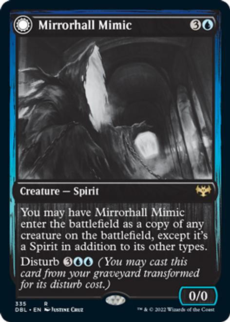 Mirrorhall Mimic // Ghastly Mimicry (foil) | Innistrad: Double Feature