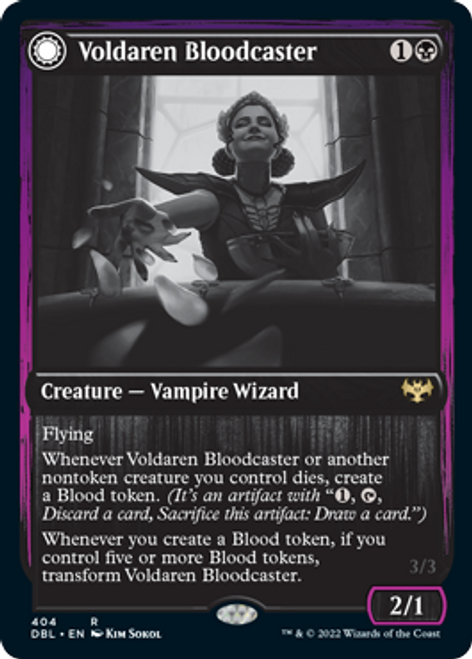 Voldaren Bloodcaster // Bloodbat Summoner (foil) | Innistrad: Double Feature