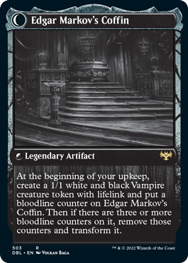 Edgar, Charmed Groom // Edgar Markov's Coffin (foil)