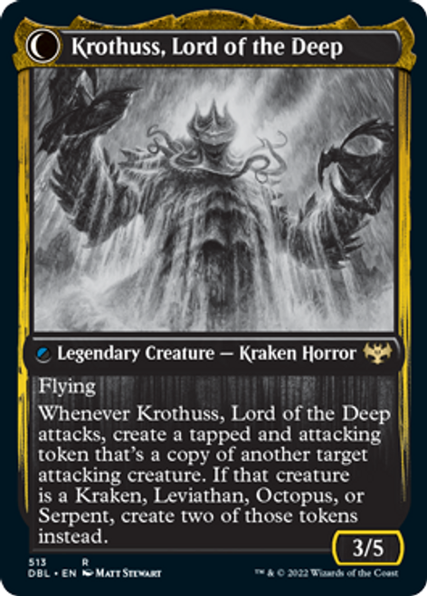 Runo Stromkirk // Krothuss, Lord of the Deep (foil) | Innistrad: Double Feature