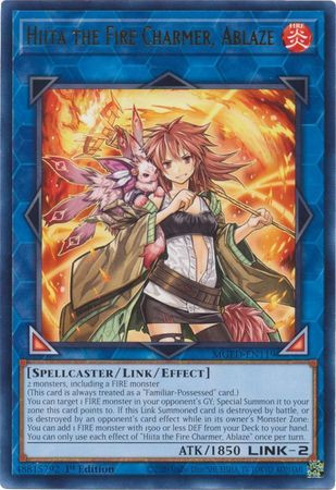 MGED-EN119 Hiita the Fire Charmer, Ablaze