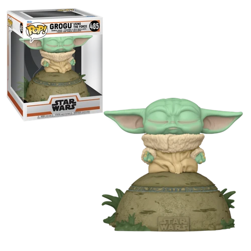 POP! Star Wars: The Mandalorian #485 Grogu using the Force (Deluxe)