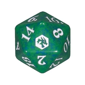 Magic Adventures in the Forgotten Realms Dice (D20) - Green
