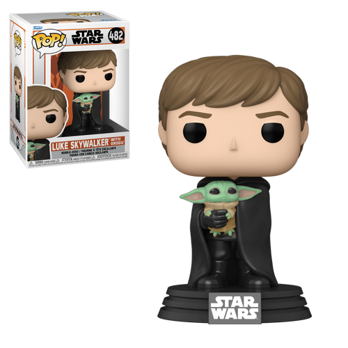 POP! Star Wars: The Mandalorian #482 Luke Skywalker with Grogu
