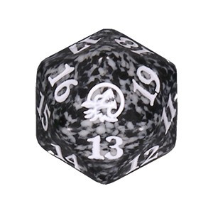 Magic Midnight Hunt Spindown Dice - Black