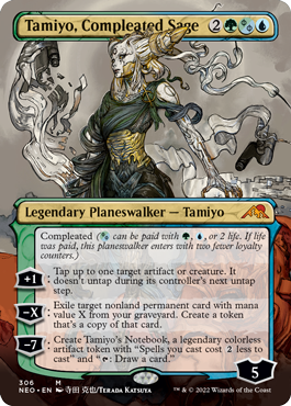 Tamiyo, Compleated Sage (Borderless Art)